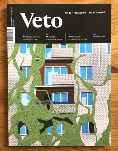 VETO magazine Vol 40, cover photo: Shared Blanket by Marta Veinberga
